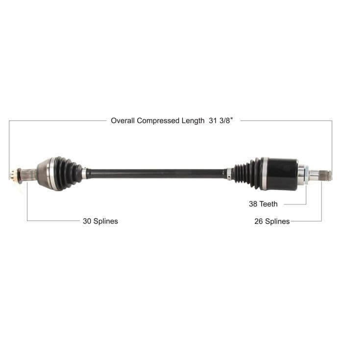TYTANEUM HEAVY DUTY CV AXLE HONDA FRONT LEFT/RIGHT