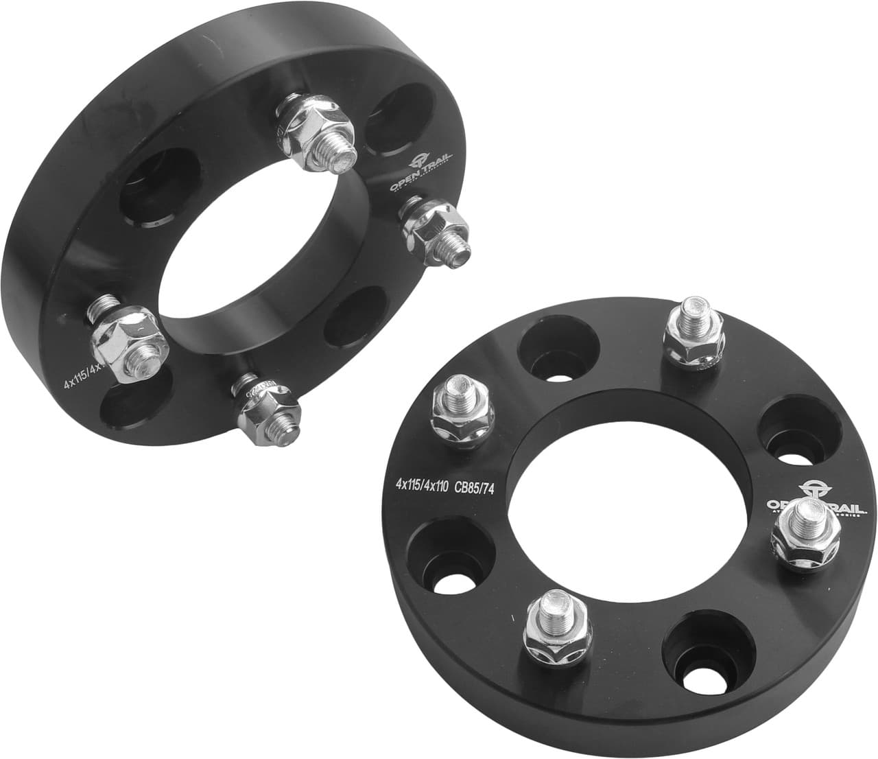 Open Trail Wheel Spacer Adapter 1" 4/115 To 4/110 10MM X 1.25MM
