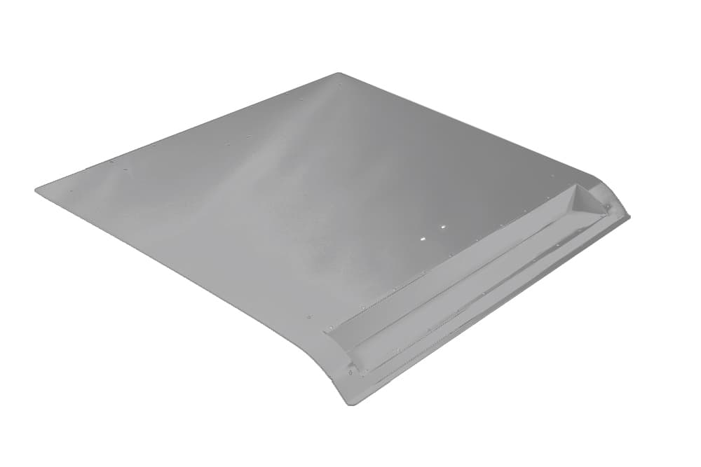 Pro Armor Asylum Roof W/Light Bar Pocket Sparkle Silver Metallic