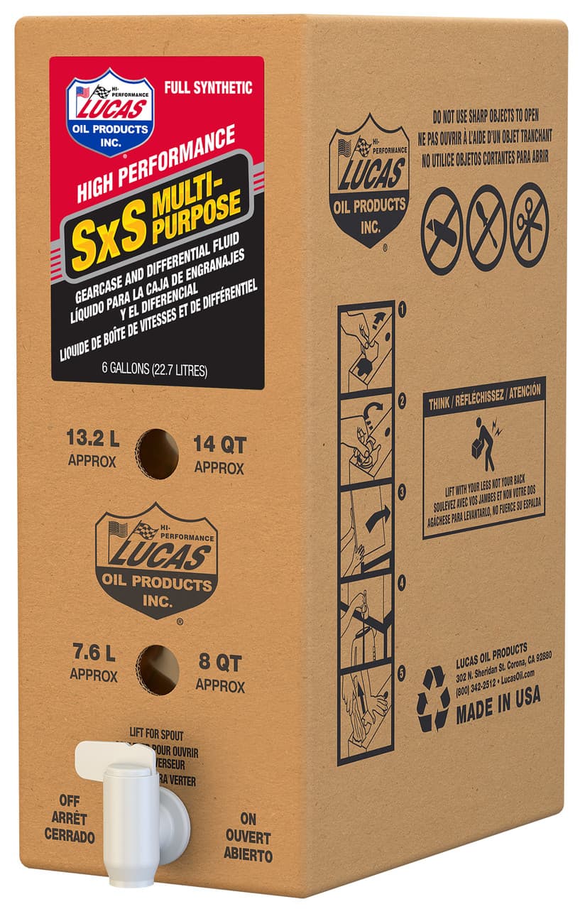 Lucas SXS Gear Case Oil 6GAL Bib