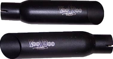 Voodoo Slip-On Suzuki Black Dual Hayabusa