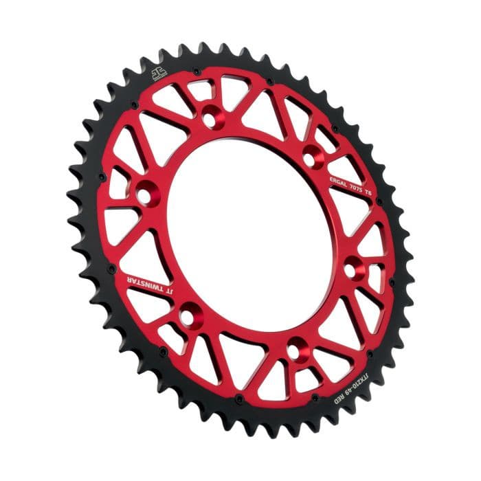 TWINSTAR SPROCKET RED 49-TOOTH