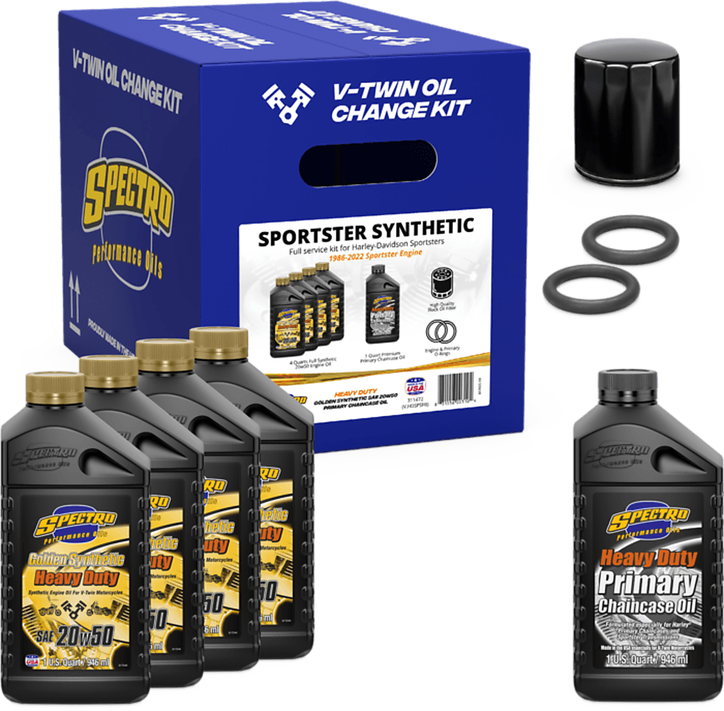V-TWIN FULL OIL SERVICE KIT XL SYNTHETIC