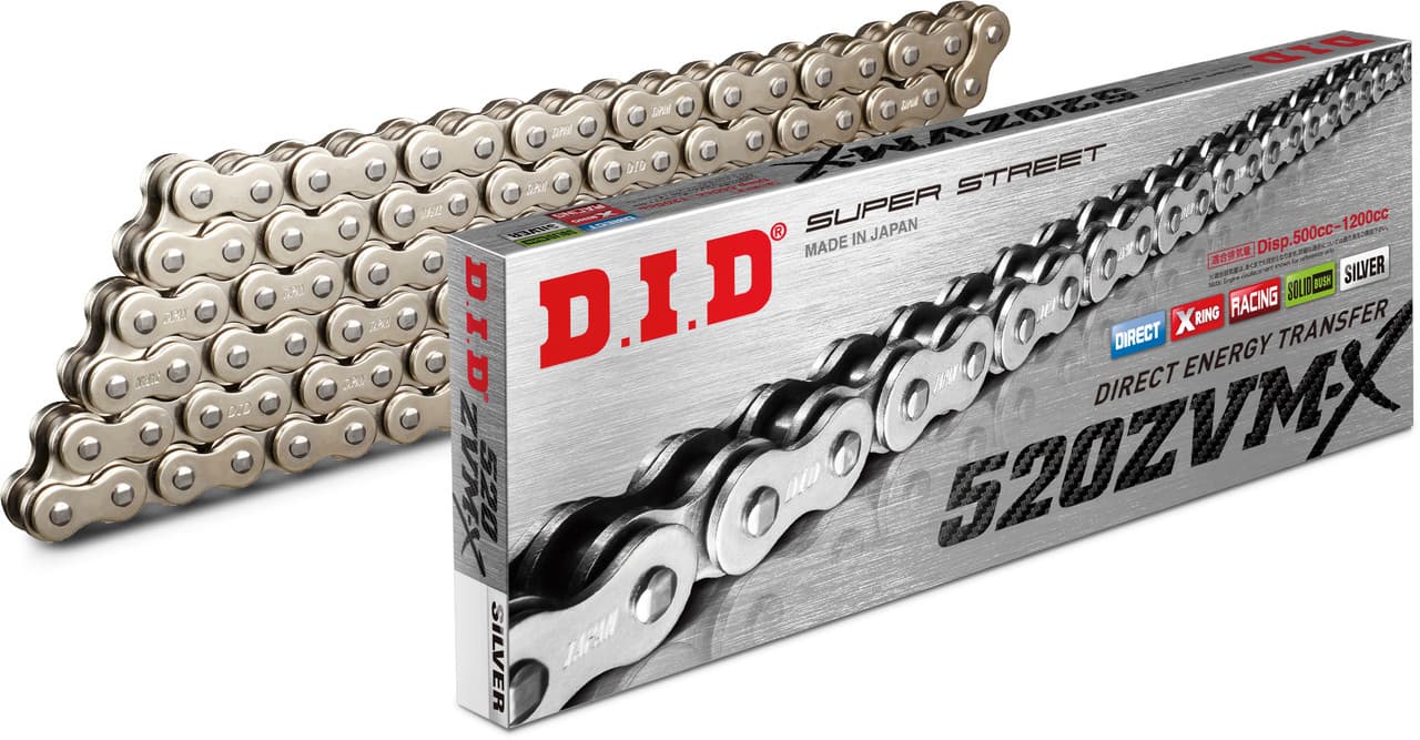 D.I.D Super Street 520ZVMXS-120L X-Ring Chain Nickel