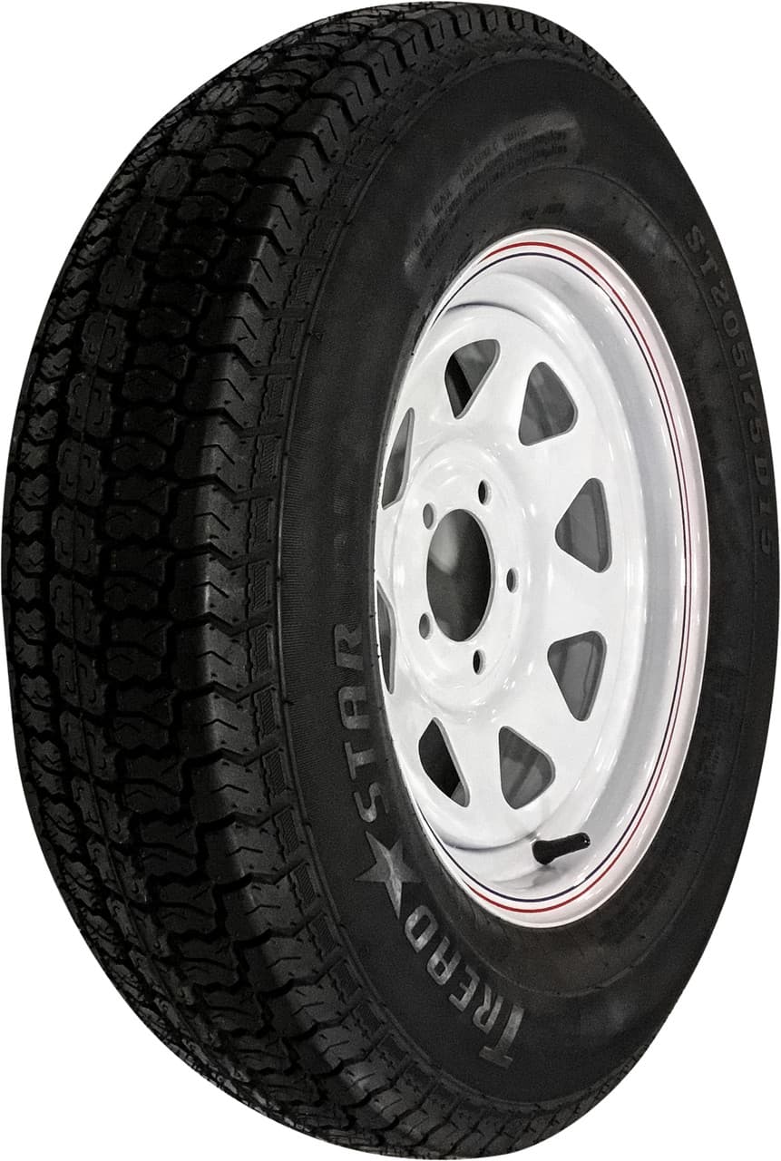 Awc Trailer Tire And Wheel Assembly White