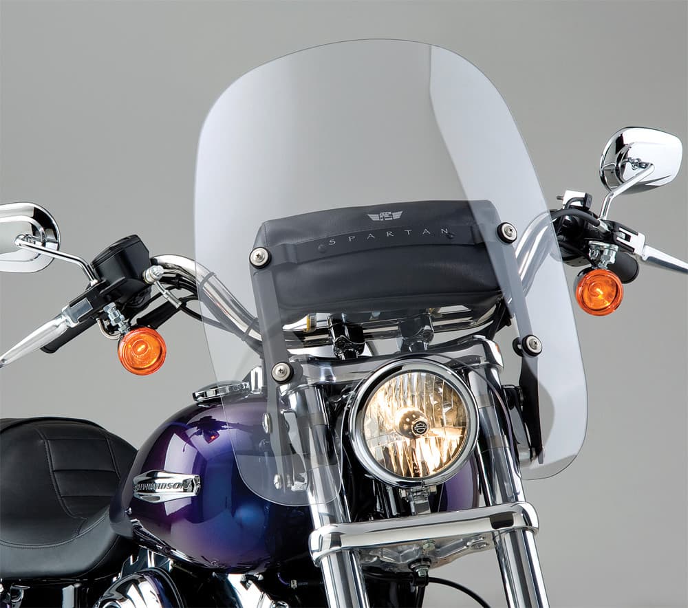 National Cycle Spartan Windshield 17" Clear Quick Release