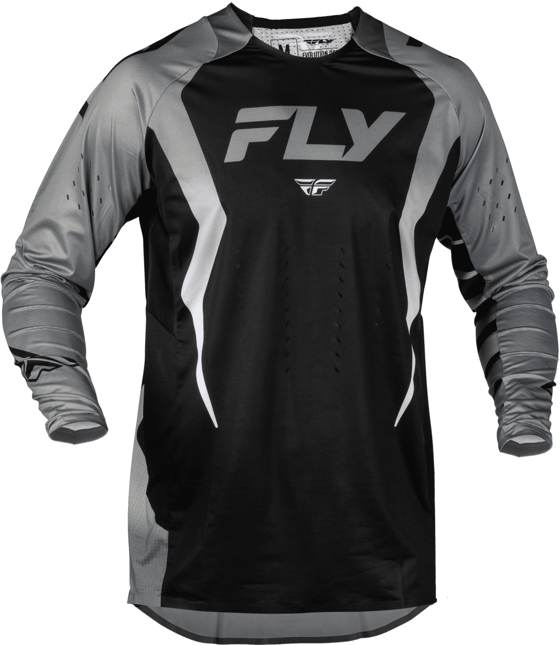 Fly Racing Evolution DST Bolt Jersey Black/Grey 2X