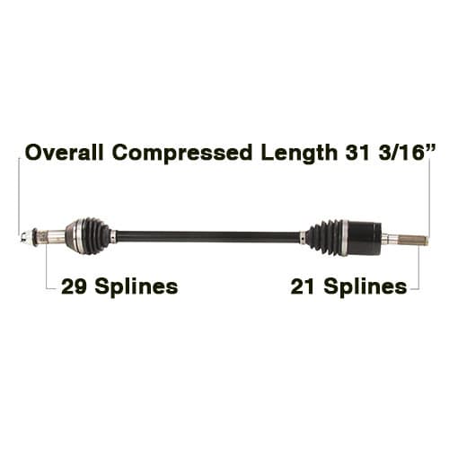 CV AXLE HEAVY DUTY REPLACEMENT CAN-AM