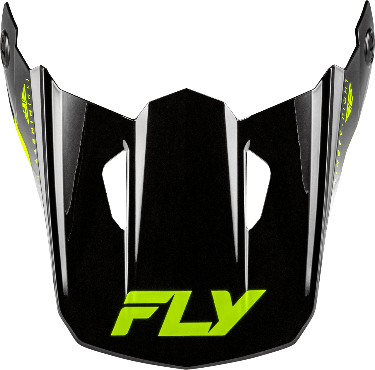 Fly Racing Kinetic Verdict Helmet Visor Black/Hi-Vis/Grey XS/SM