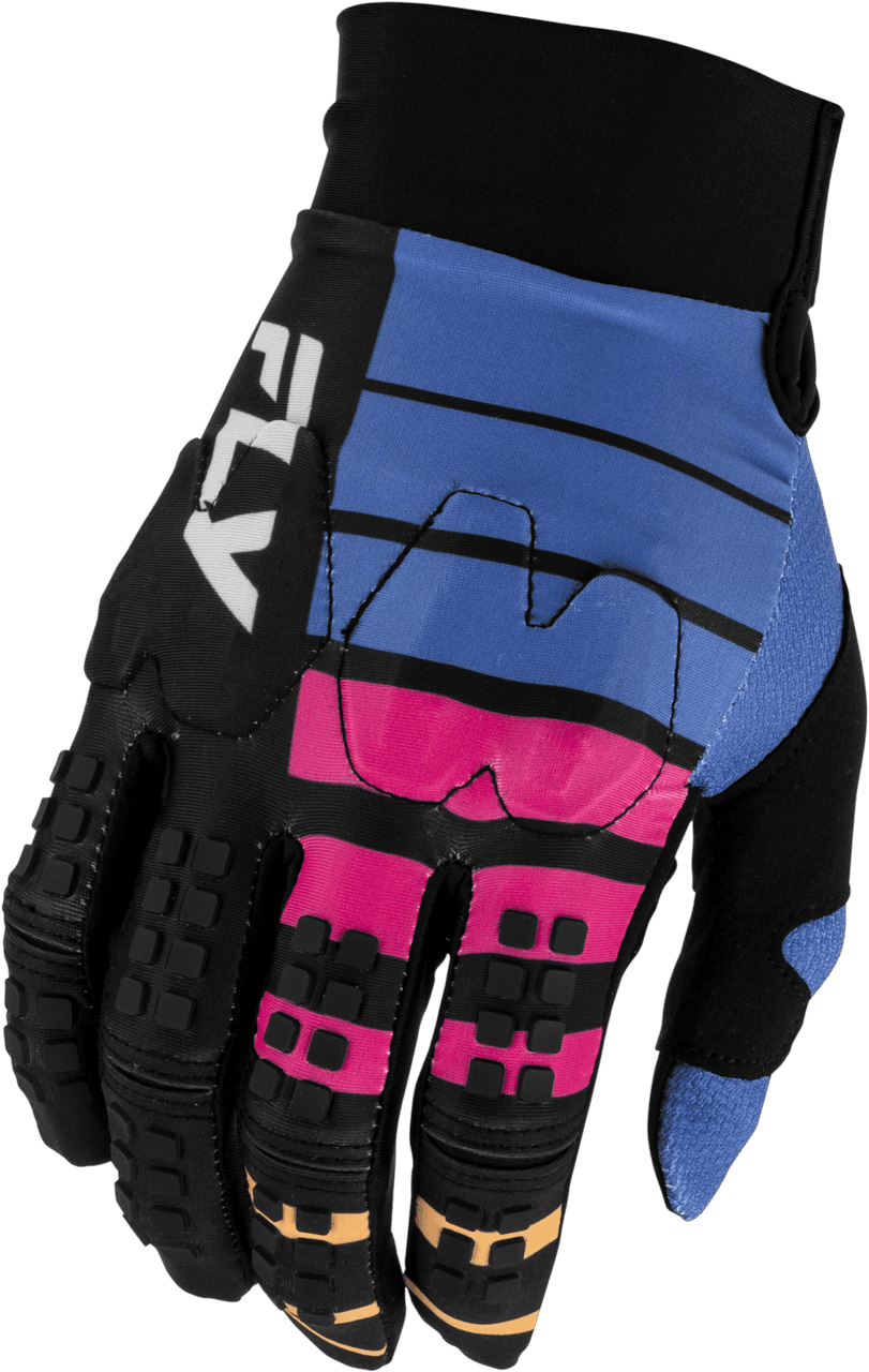 Fly Racing Evolution DST Bolt Gloves Black/Blue/Multi MD