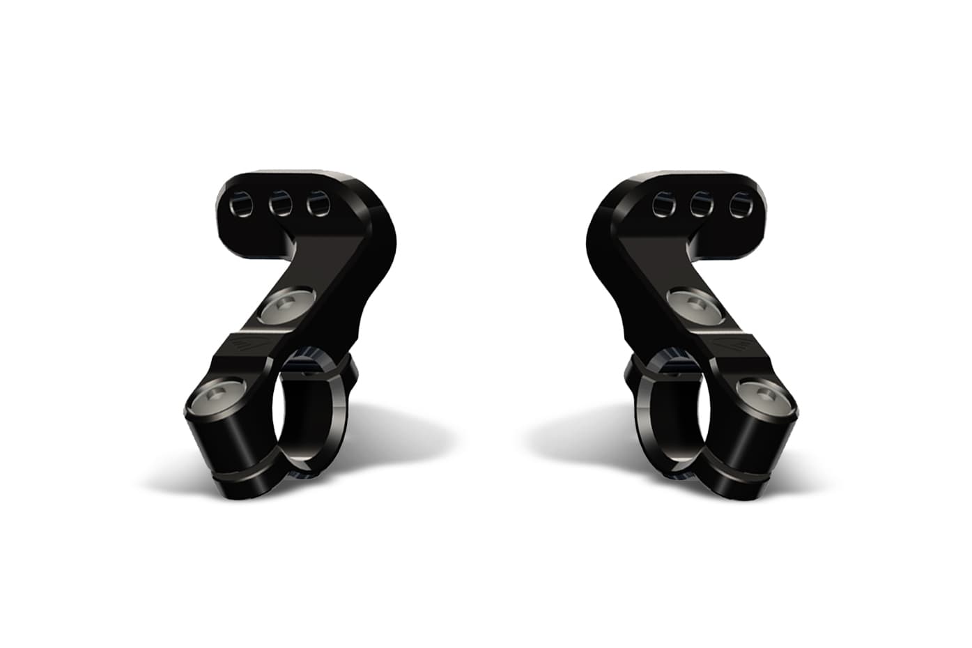 Cycra Handguard Hardware Center Mount - 1-1/8" - Black