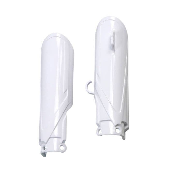 POLISPORT REPLICA PLASTIC,FORK GUARDS YAMAHA WHITE