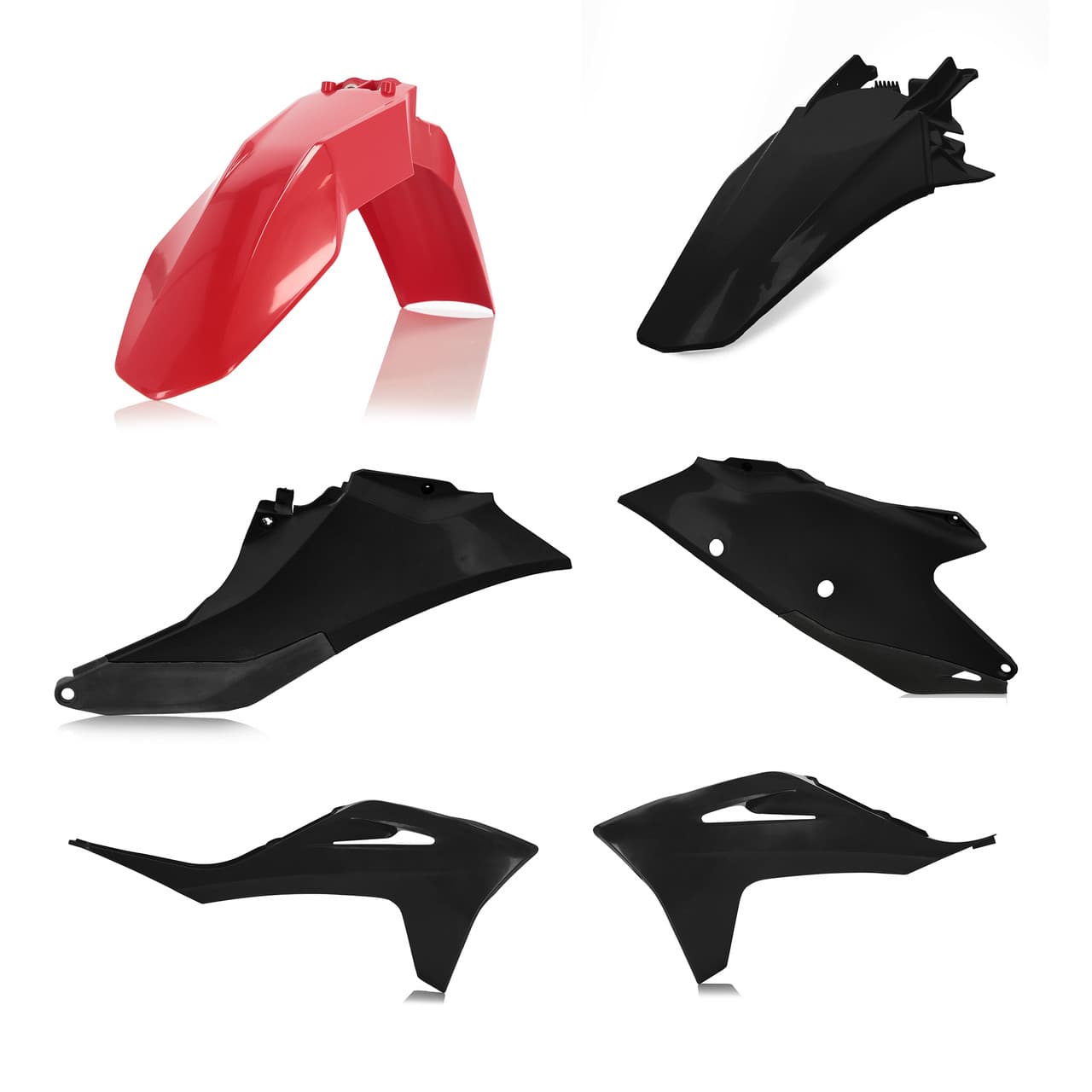 Acerbis Plastic Kit Gas/KTM Red/Black