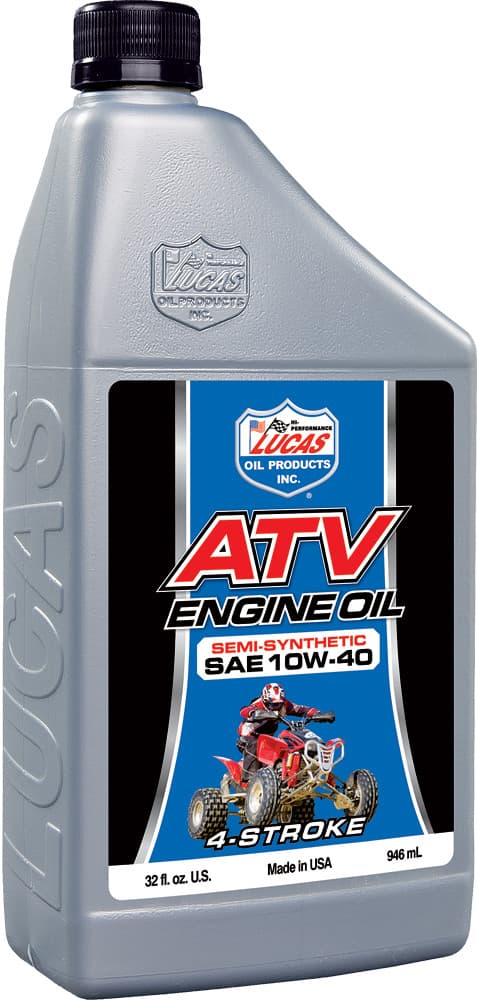 Lucas Semi-Syn ATV Oil 10W40 4T 1 Qt (6/CASE Sold Each)