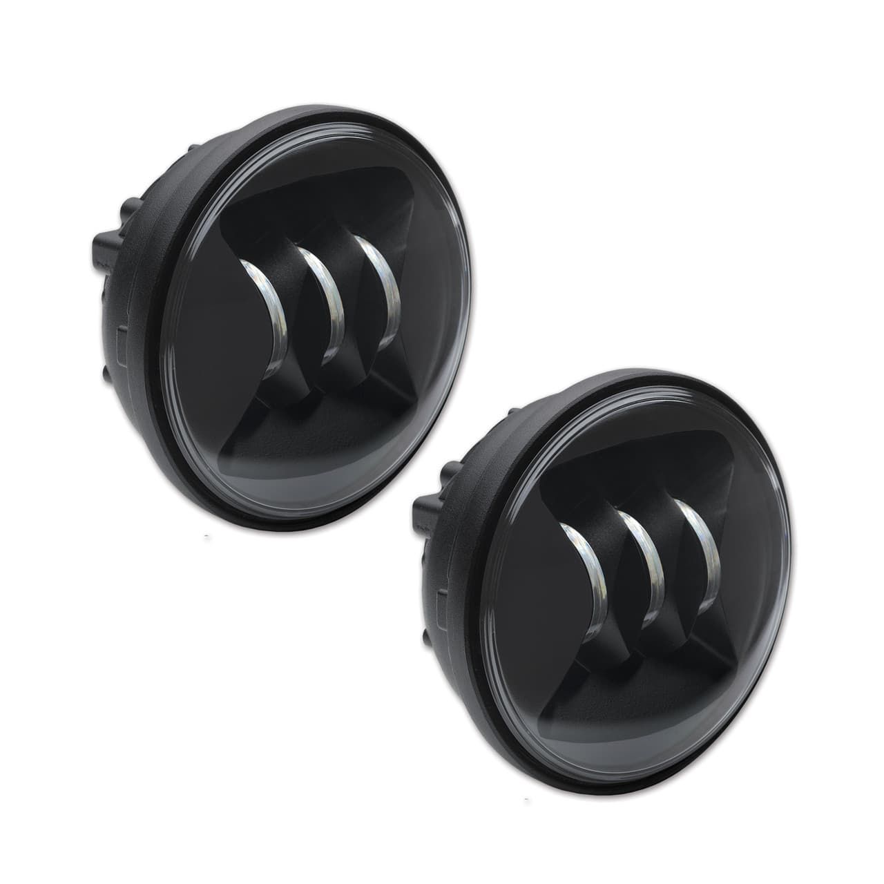 Jw Speaker 6045 LED Fog Lamp Kit 4.5" Black Bezel Dual