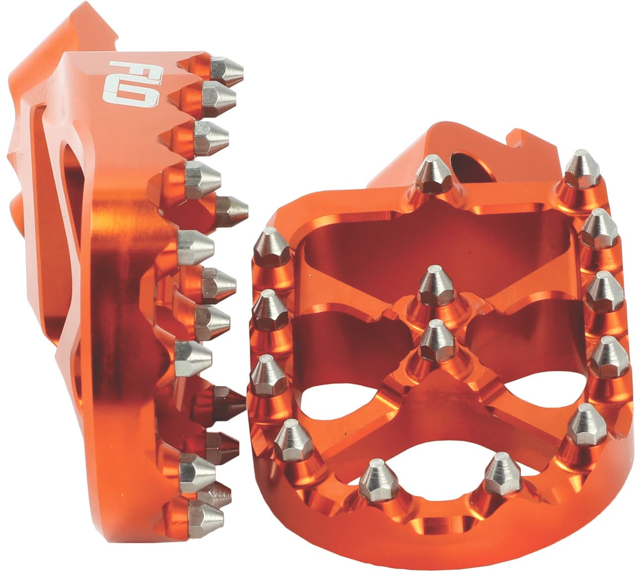 Flo Motorsports Pro Series Foot Pegs Orange KTM/Husqvarna