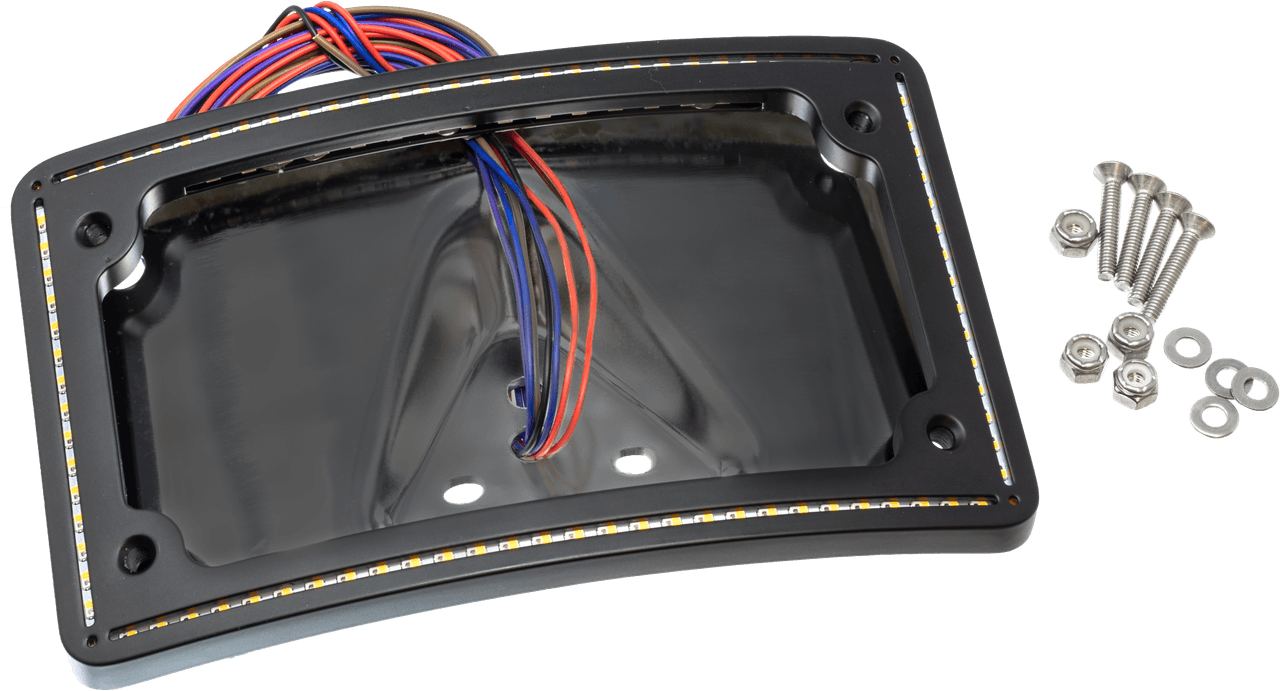 Letric Lighting Co Perfect Plate Light Curve Black Universal Fit