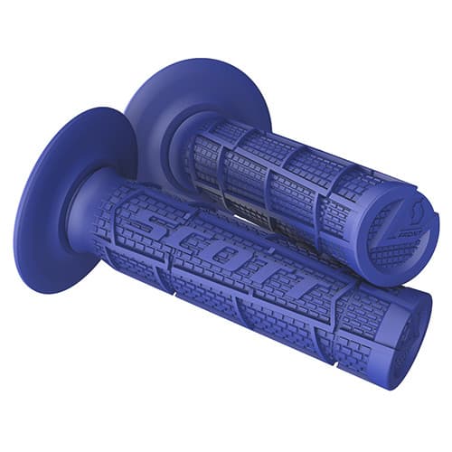 Scott Radial Full Waffle Grips Blue 7/8"