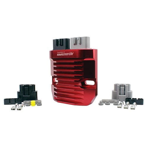RMSTATOR RMSTATOR RED MACHINED ALUMINUM MOSFET REGULATOR