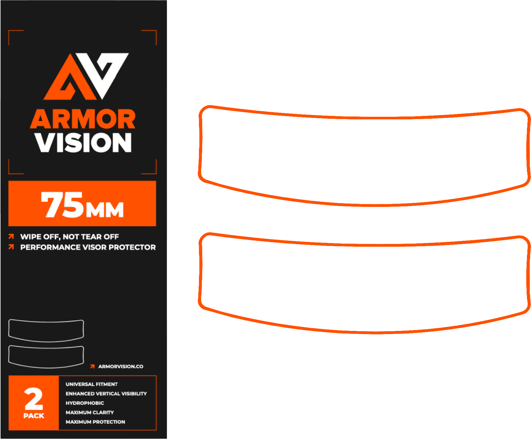 Armor Vision 75MM 2ND Gen 2/Pack