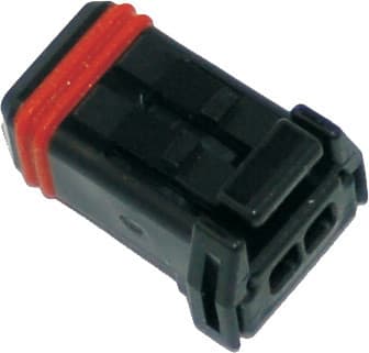 Namz Custom Cycle MX-1900 2-PIN Black Socket Housing HD# 72906-11