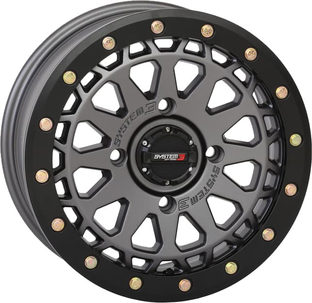 System 3 SB6 Bl Wheel 15X7 4+3 (+10MM) 4/137 Gun Metal Grey