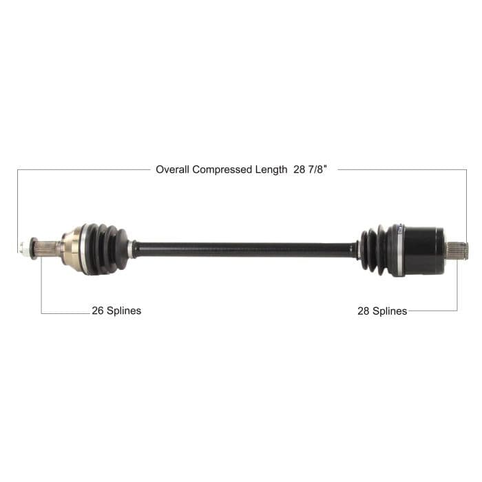 TYTANEUM OE REPLACEMENT CV AXLE POLARIS REAR LEFT/RIGHT