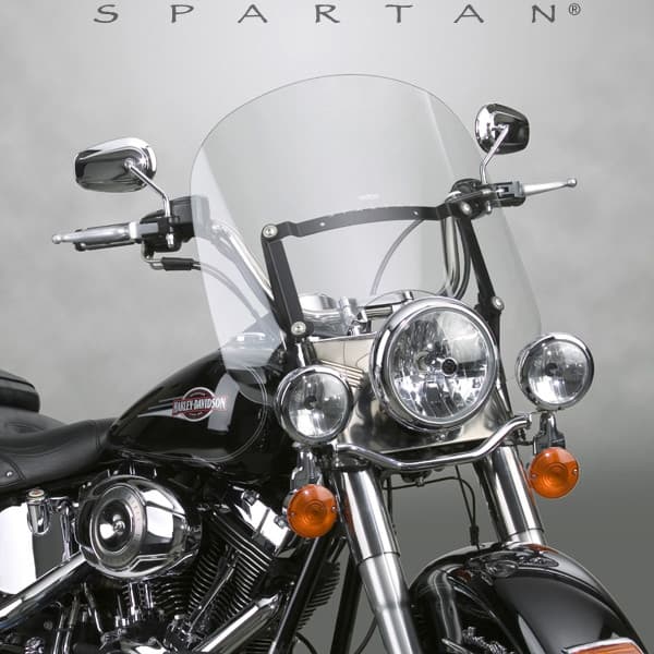 National Cycle Spartan Windshield 17" Clear Quick Release