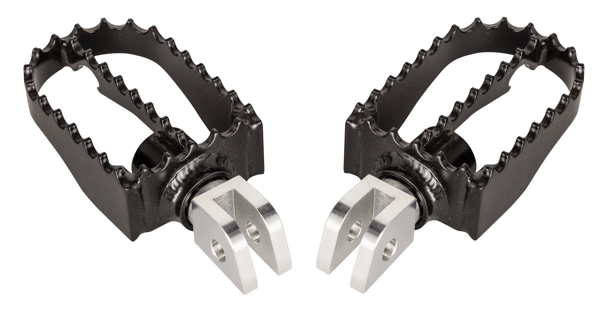Burly Brand MX Style M8 Rider Footpegs Black