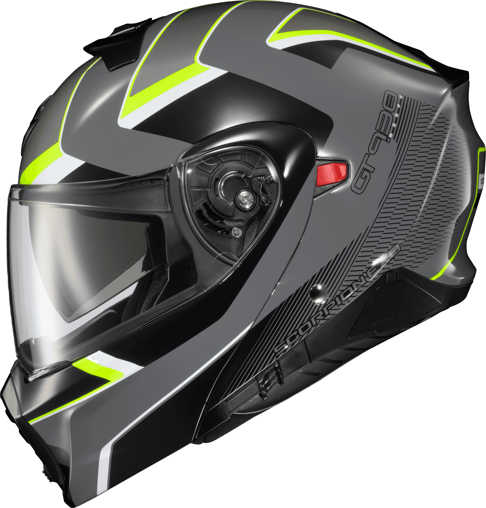 Scorpion Exo EXO-GT930 Transformer Helmet Morph Grey/Hi-Viz 3X