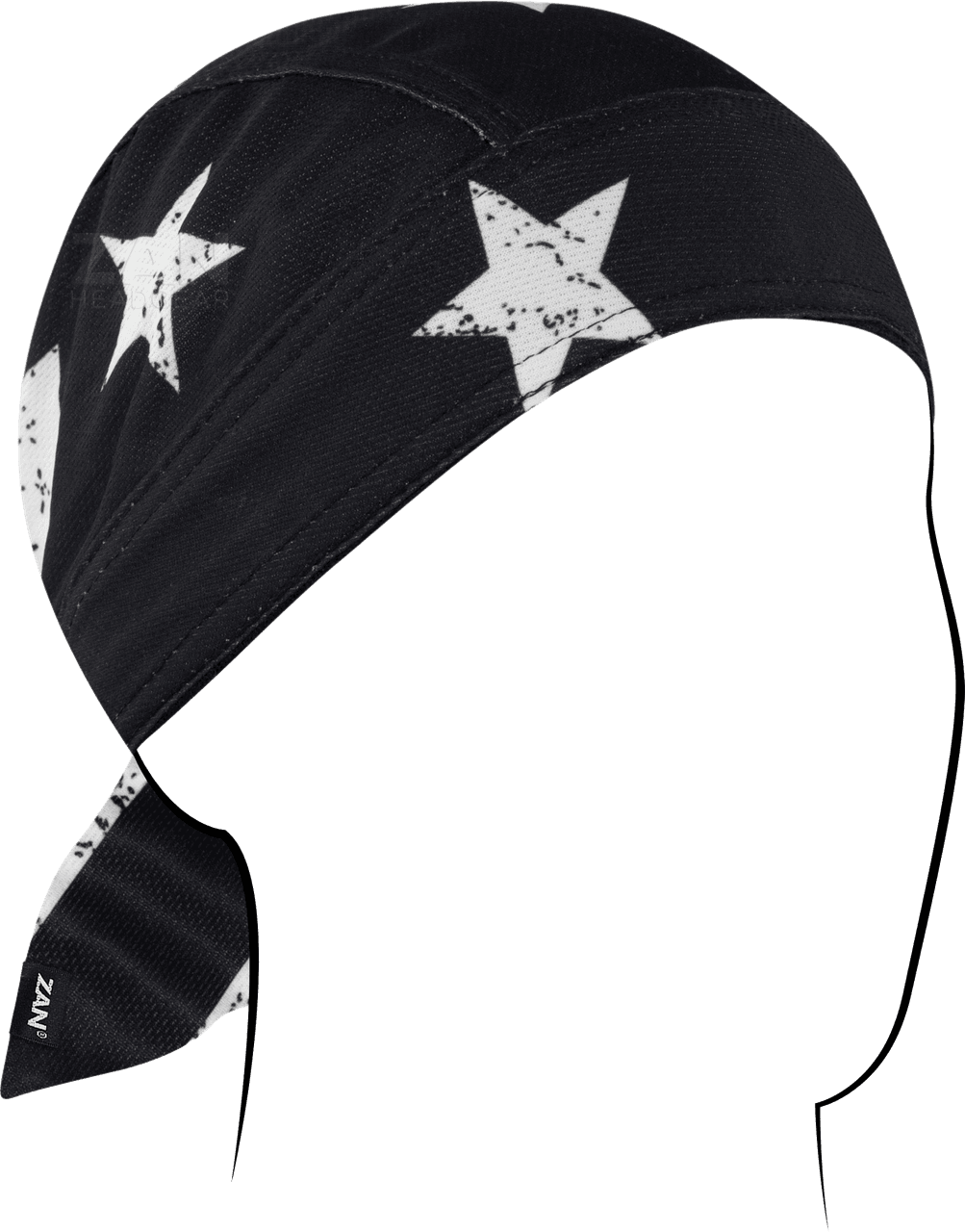 Zan Flydanna Poly Micromesh Black/White Flag