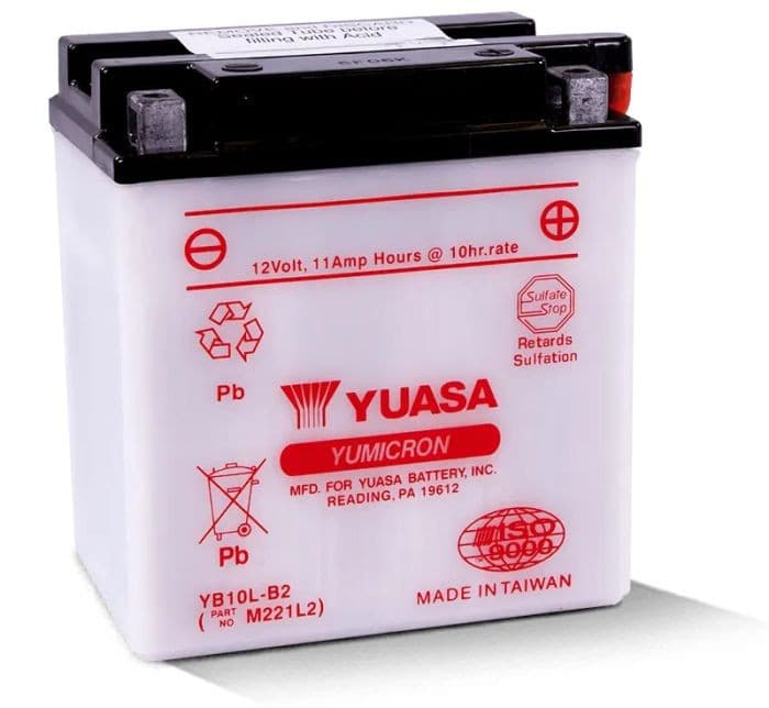 YUASA YB10L-B2 YUMICRON-12 VOLT BATTERY