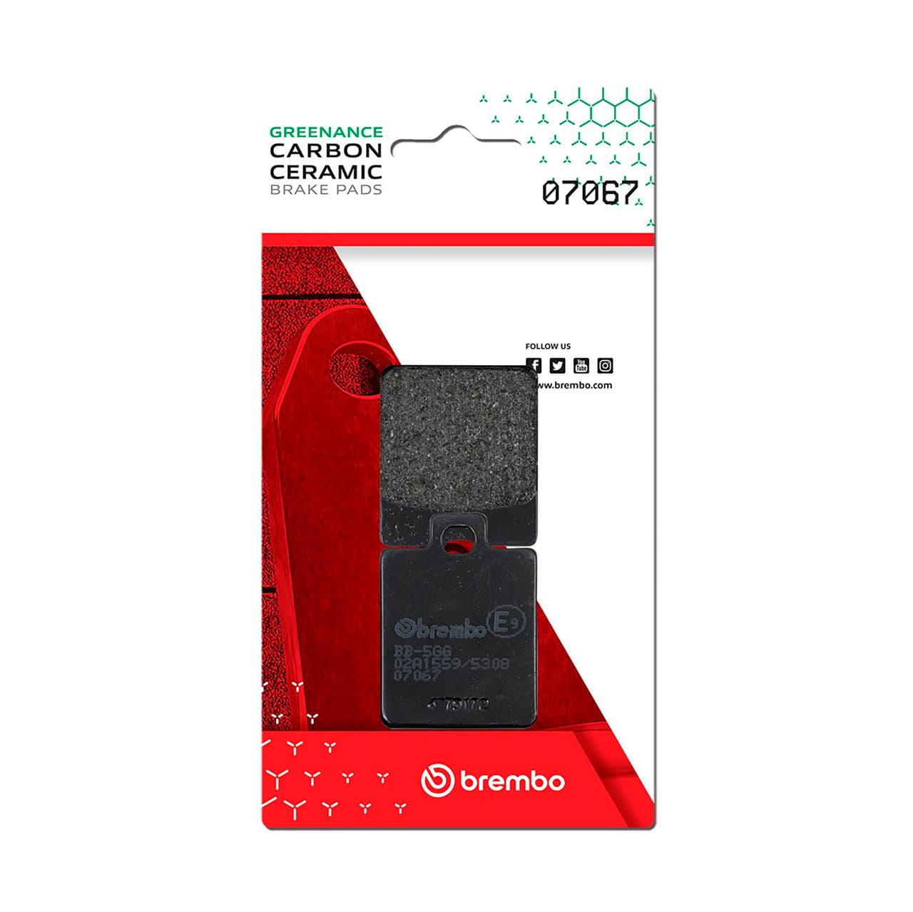Brembo Prime Cc Brake Pads Carbon Ceramic