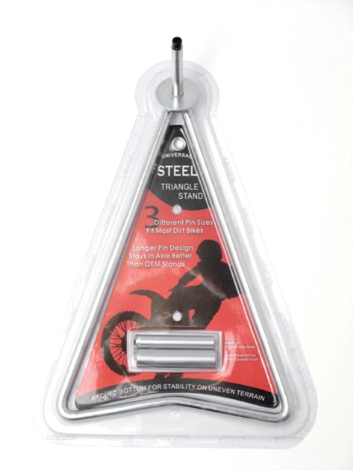 STAND TRIANGLE STEEL SILVER
