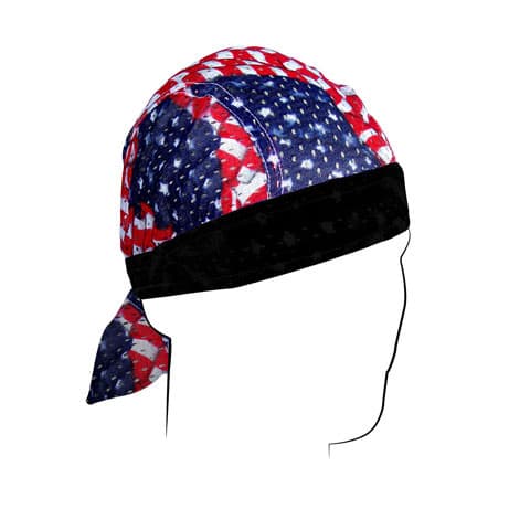 FLYDANNA, VENTED SPORT, WAVY AMERICAN FLAG
