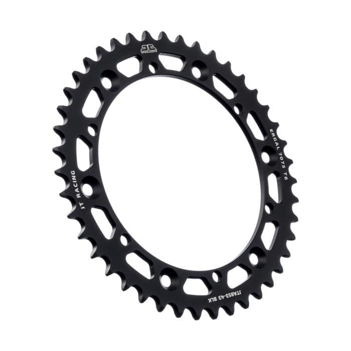 REAR ALLOY SPROCKET BLACK 43-TOOTH