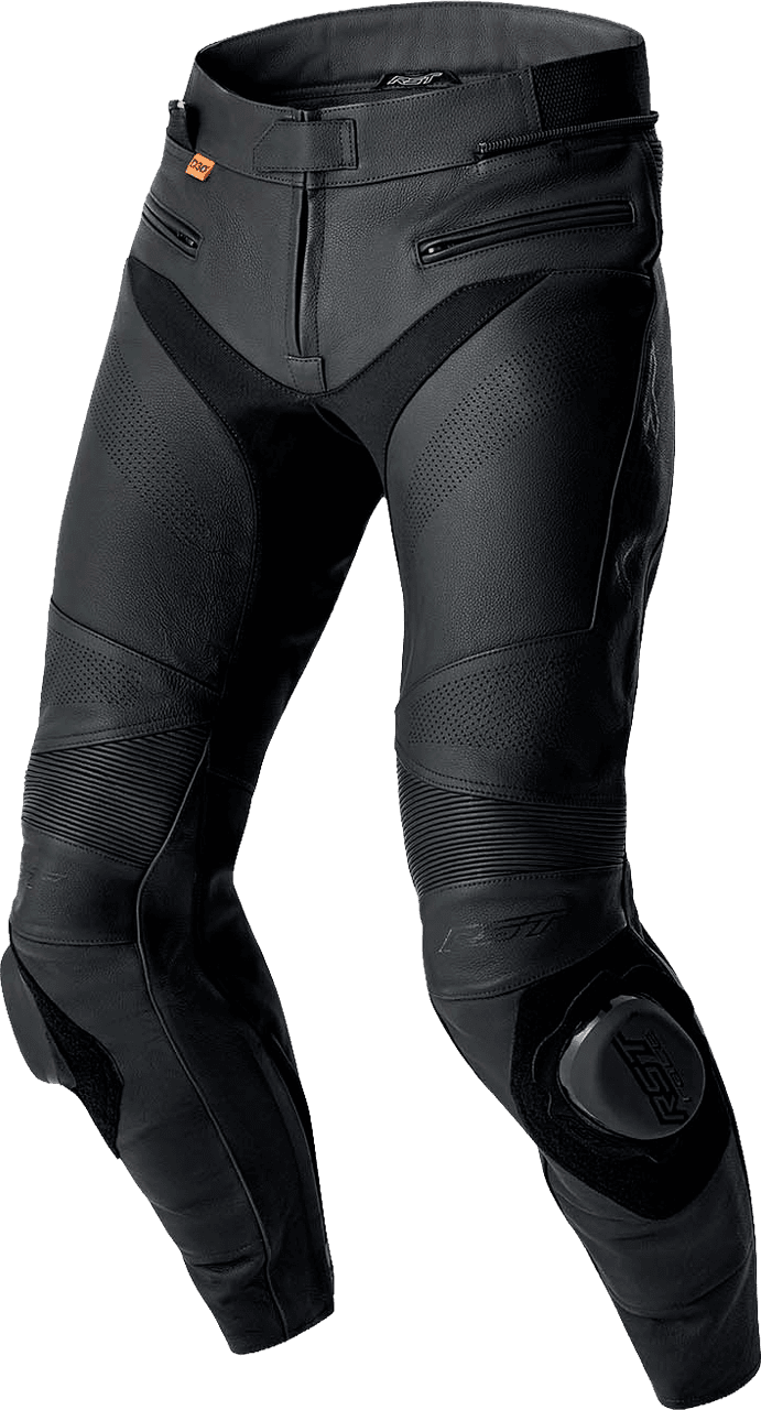 RST Womens S1 D3O Leather Pants Black XS