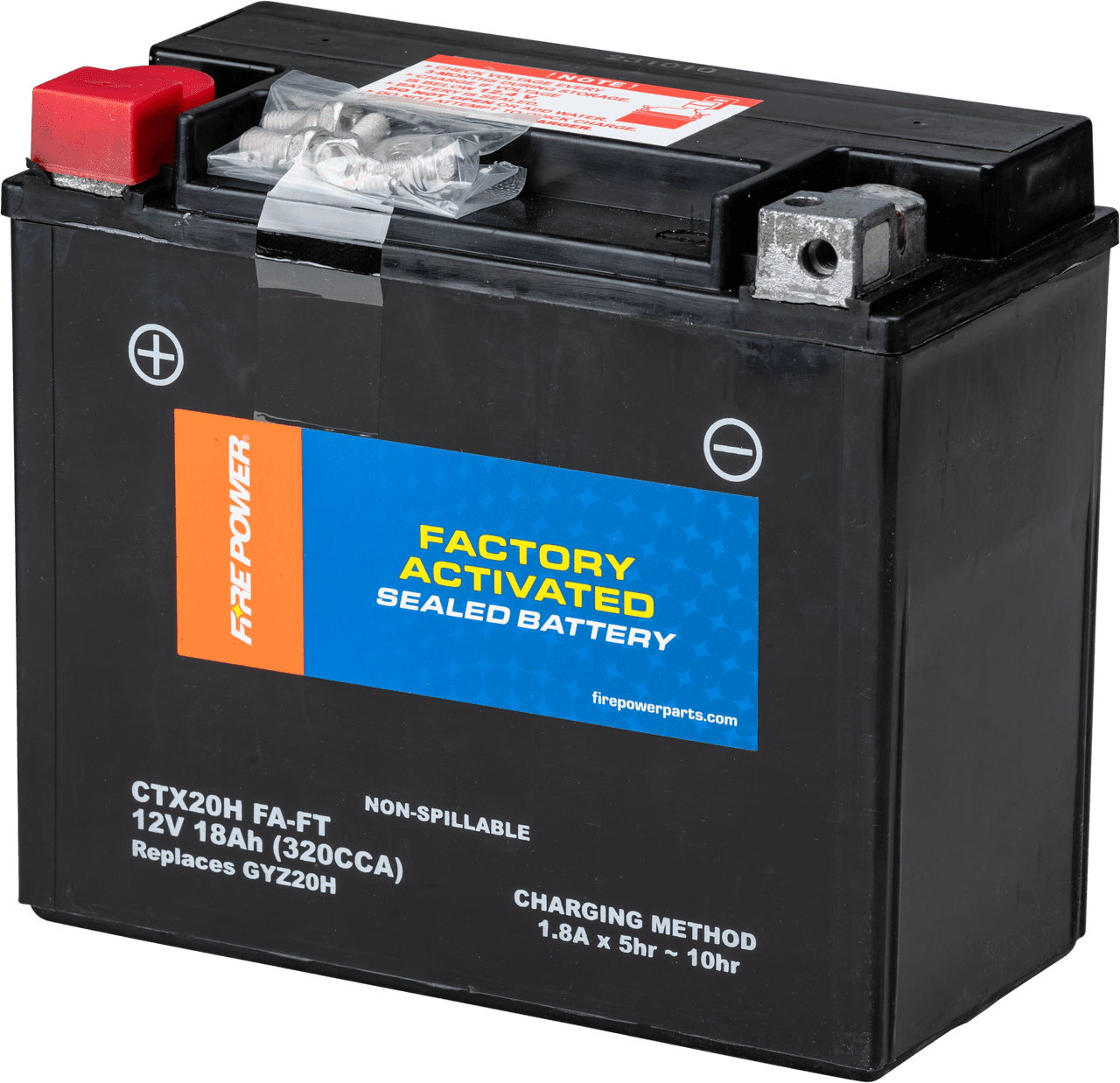 Fire Power Battery CTX20H (FA) FT Sealed Factory Activated