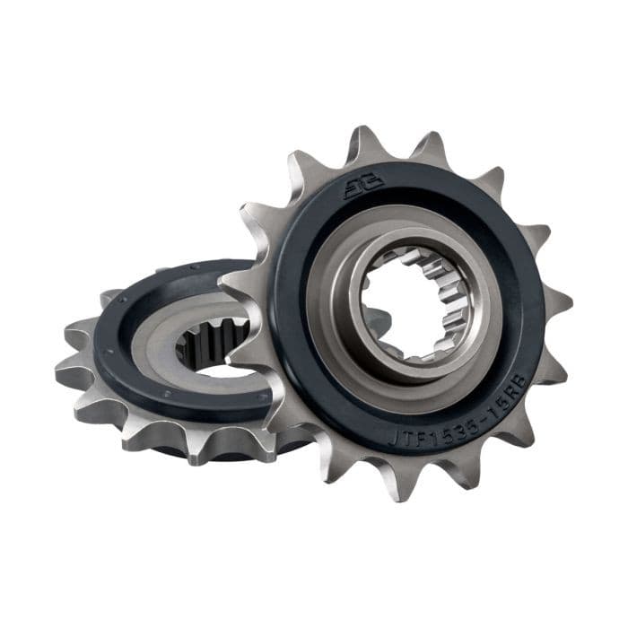 FRONT SPROCKET 15 TOOTH W/ RUBBER BUFFER