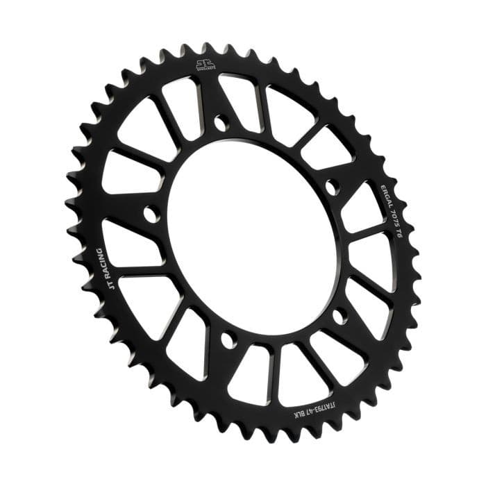 REAR ALLOY SPROCKET BLACK 47-TOOTH