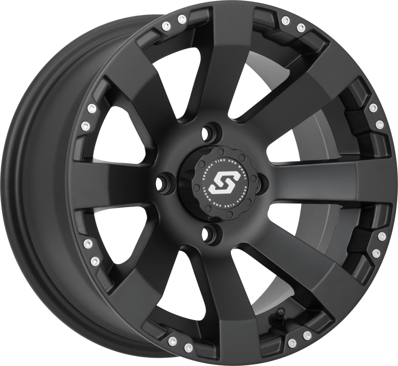 Sedona Spyder Wheel 14X7 4/110 5+2 (+10MM) Black
