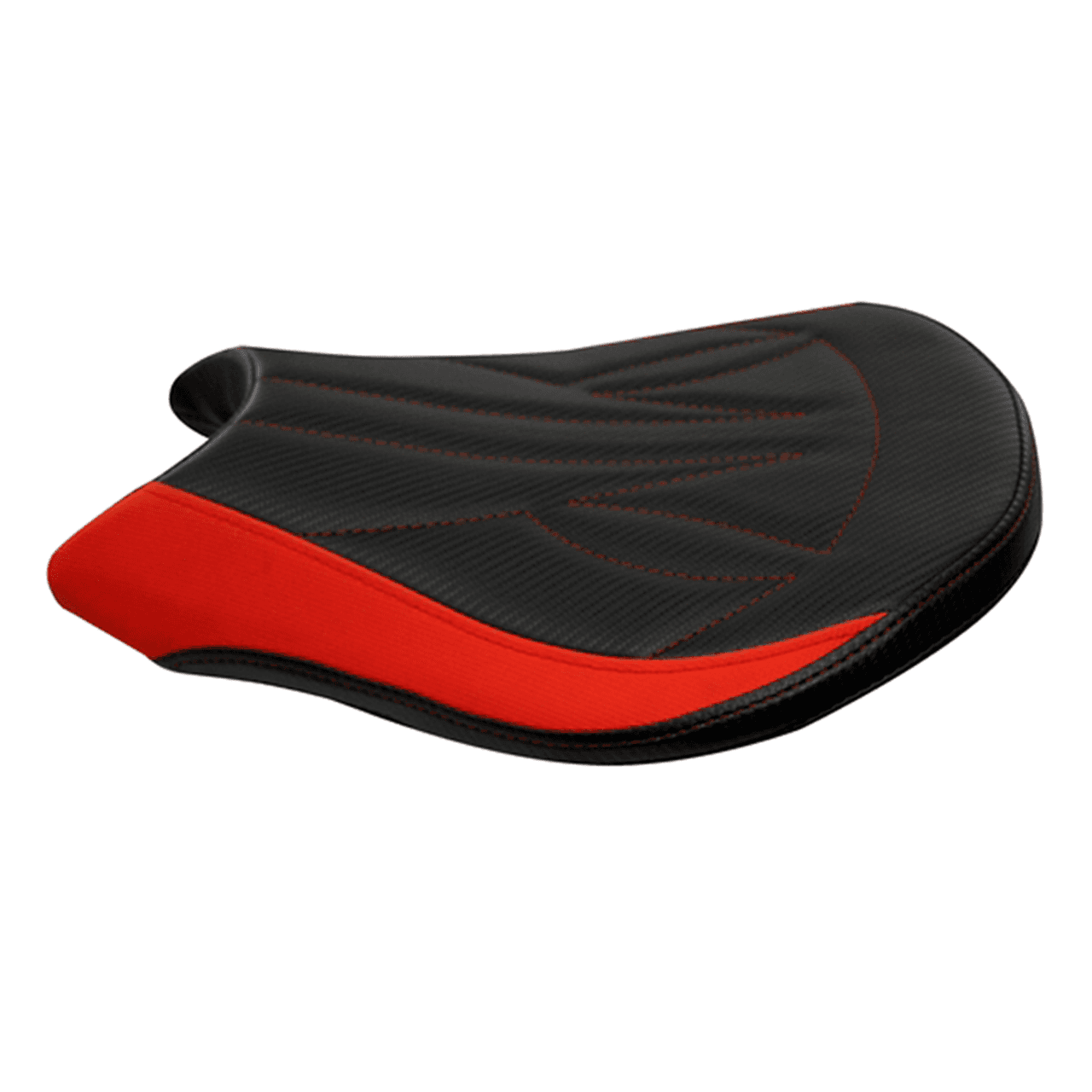 HT MOTO SEAT COVER BLACK CARBONGREY STITCH