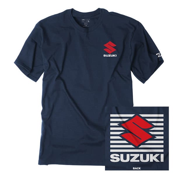 FACTORY EFFEX SUZUKI SHUTTER T- SHIRT /NAVY (M)