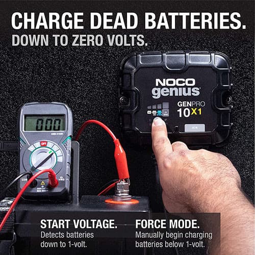 1-BANK 10A ONBOARD BATTERY CHARGER