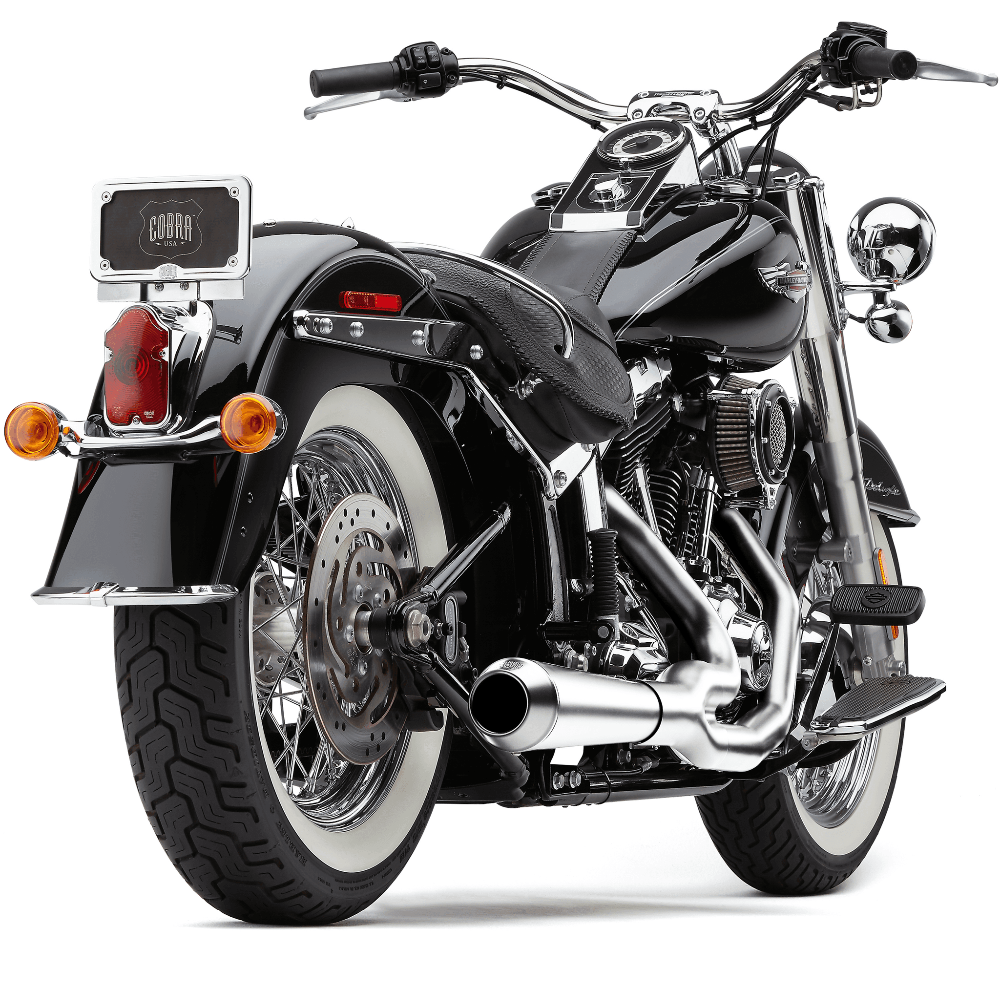 Cobra El Diablo 2-1 Chrome Softail 86-06
