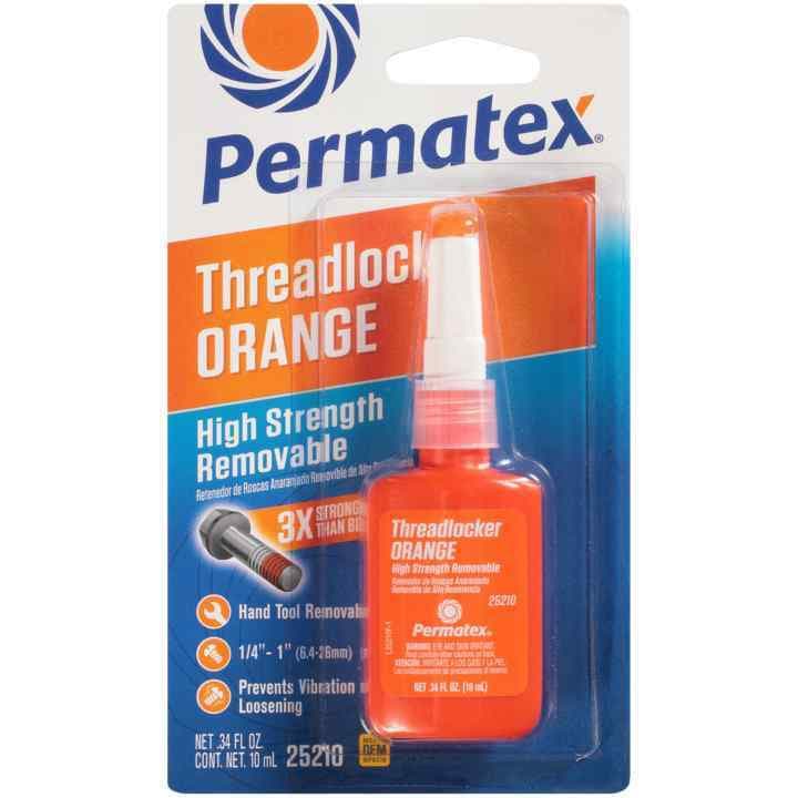 Permatex Hybrid Formula Threadlocker Orange 10 Ml