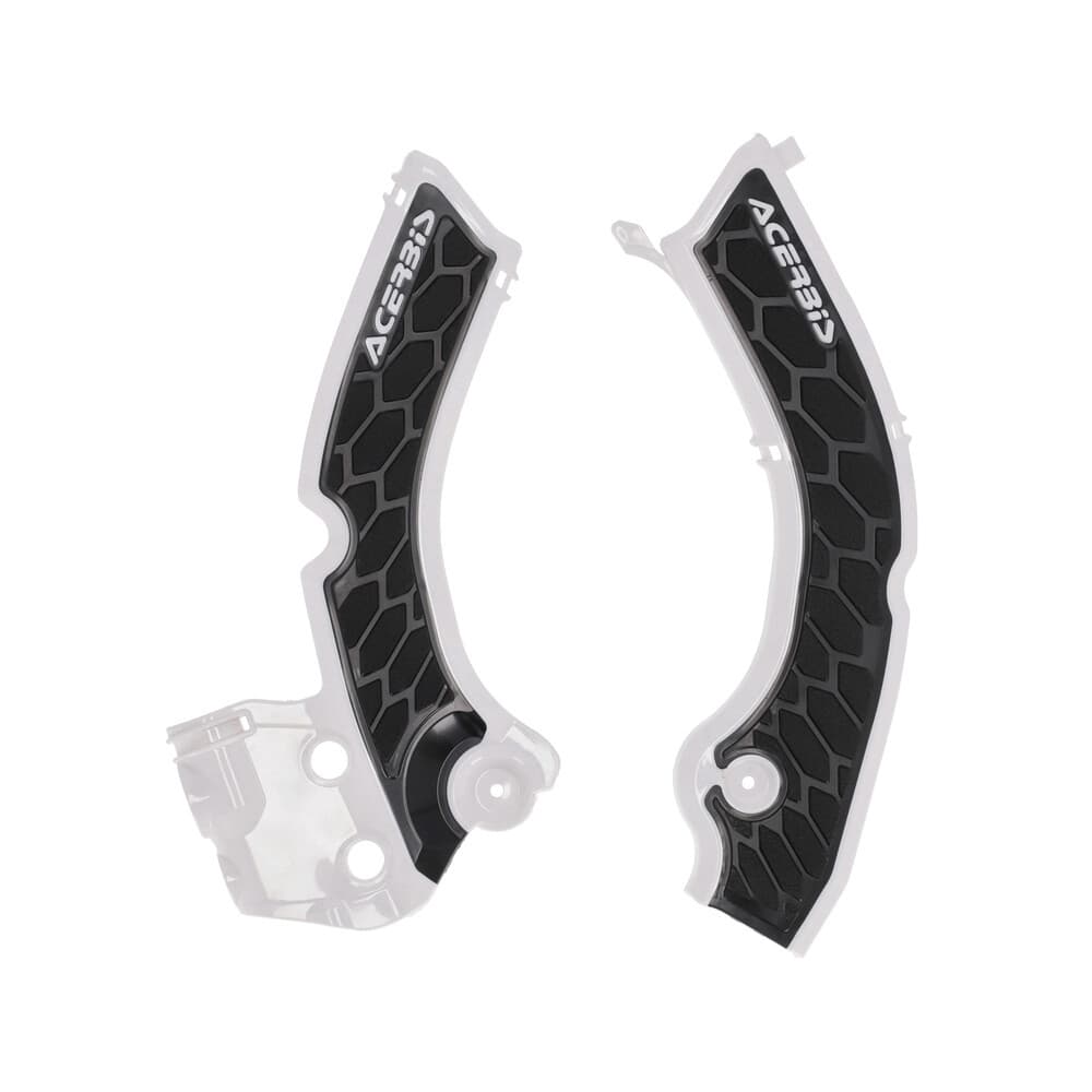 Acerbis Frame Guards Tri White/Black