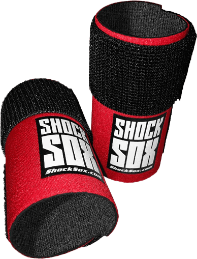 Shock Sox 4"U Red Upside Down Forks