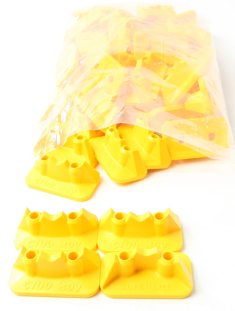 Stud Boy Super-Lite Pro Series Double Backers .75" 48/Pack Yellow