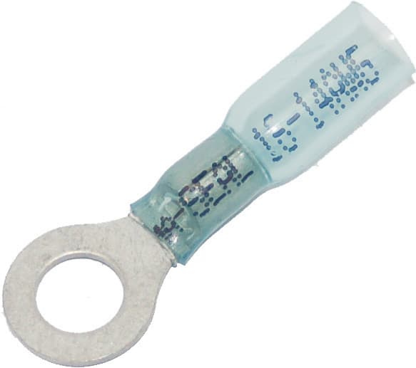 Namz Custom Cycle Ring Terminal Heat Sealable .25" 16-14 25-Pack